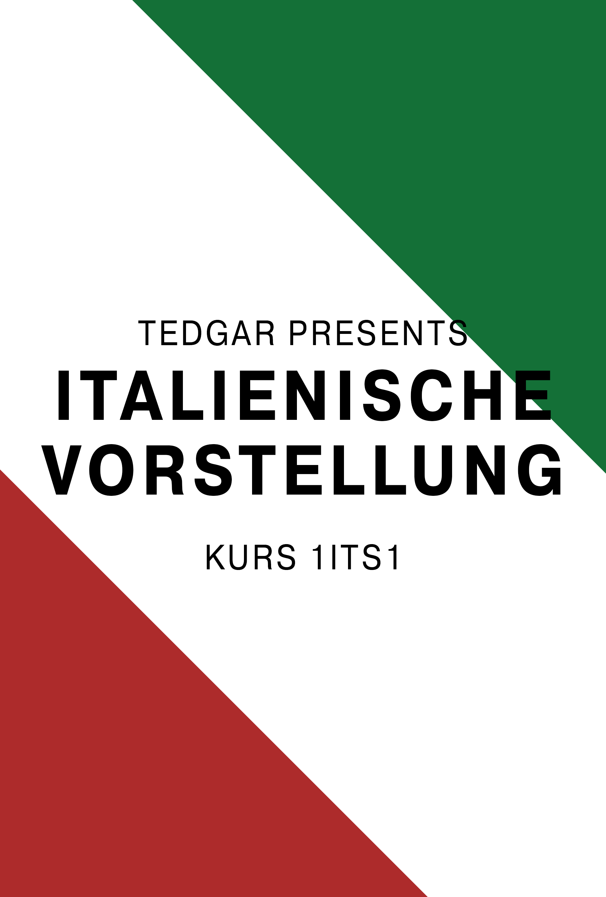 Italienische Vorstellung